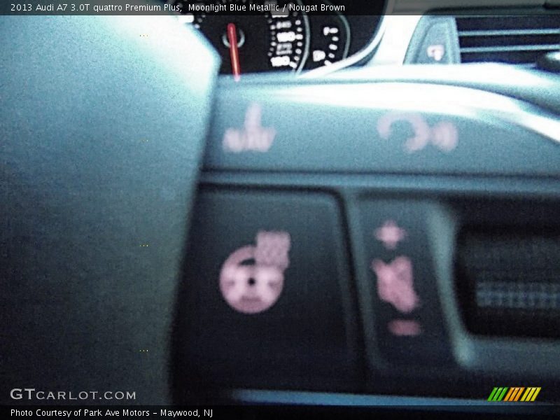 Moonlight Blue Metallic / Nougat Brown 2013 Audi A7 3.0T quattro Premium Plus