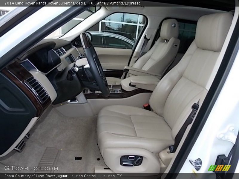 Front Seat of 2014 Range Rover Supercharged L