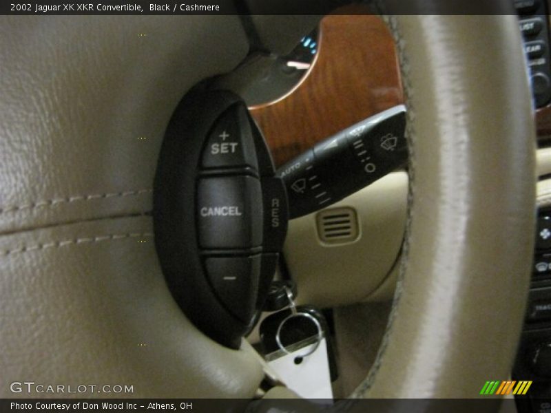 Black / Cashmere 2002 Jaguar XK XKR Convertible