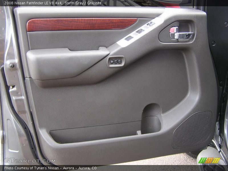 Storm Gray / Graphite 2008 Nissan Pathfinder LE V8 4x4