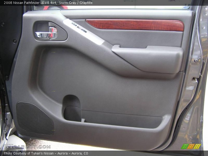 Storm Gray / Graphite 2008 Nissan Pathfinder LE V8 4x4