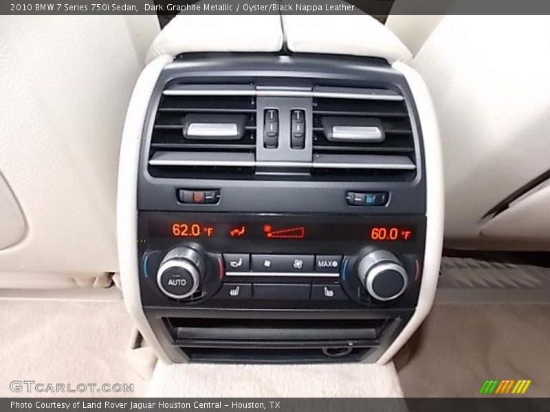 Dark Graphite Metallic / Oyster/Black Nappa Leather 2010 BMW 7 Series 750i Sedan