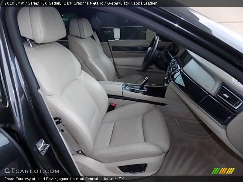 Dark Graphite Metallic / Oyster/Black Nappa Leather 2010 BMW 7 Series 750i Sedan