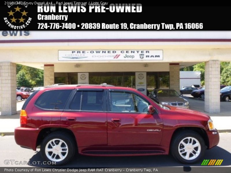 Red Jewel Tintcoat / Light Gray 2008 GMC Envoy Denali 4x4