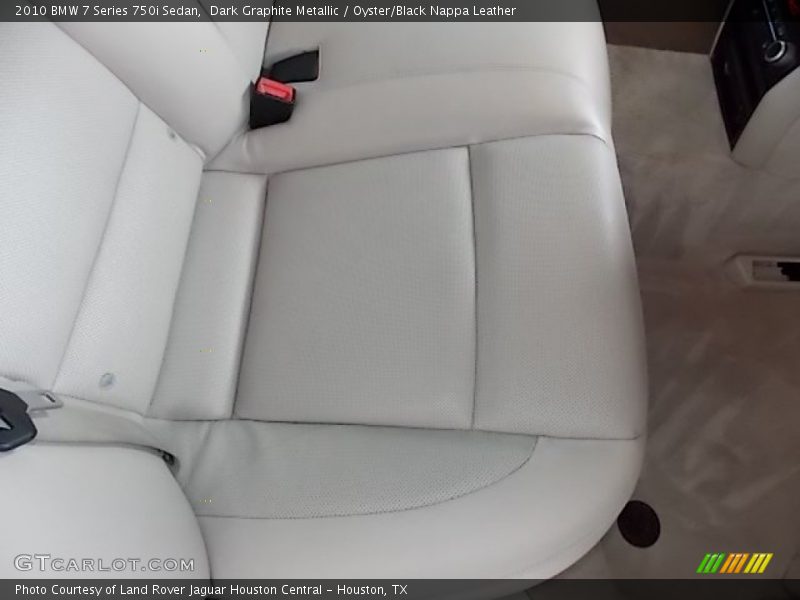 Dark Graphite Metallic / Oyster/Black Nappa Leather 2010 BMW 7 Series 750i Sedan
