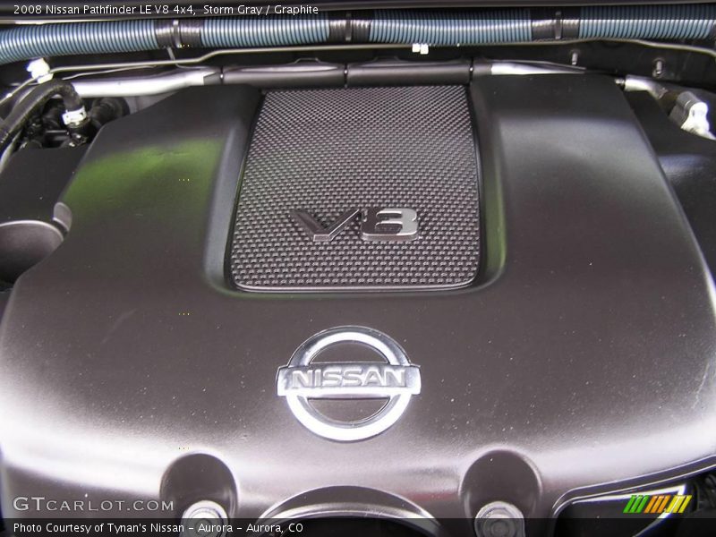 Storm Gray / Graphite 2008 Nissan Pathfinder LE V8 4x4