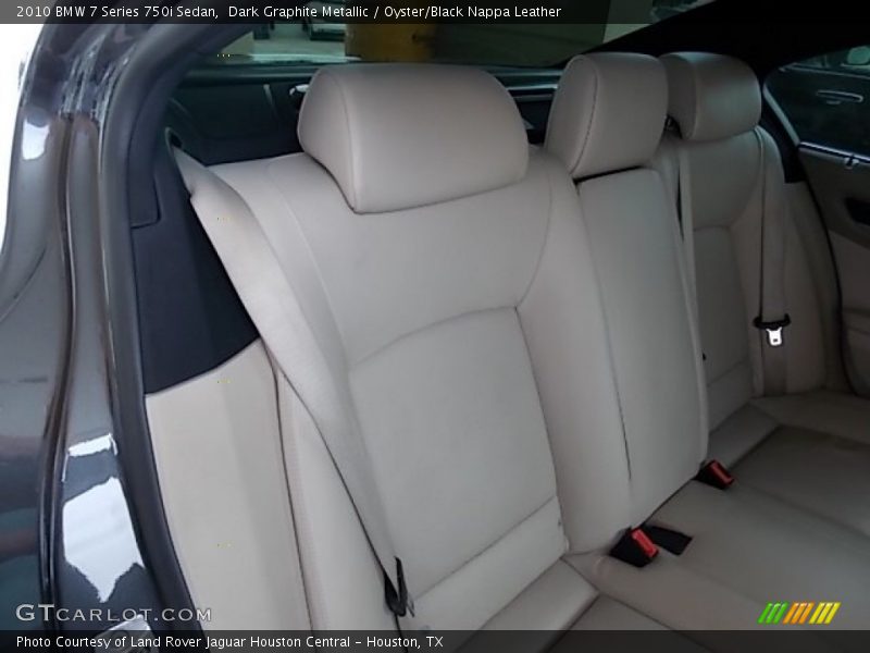 Dark Graphite Metallic / Oyster/Black Nappa Leather 2010 BMW 7 Series 750i Sedan