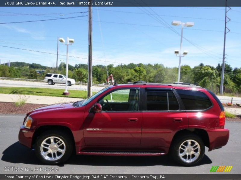 Red Jewel Tintcoat / Light Gray 2008 GMC Envoy Denali 4x4