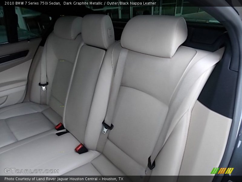 Dark Graphite Metallic / Oyster/Black Nappa Leather 2010 BMW 7 Series 750i Sedan