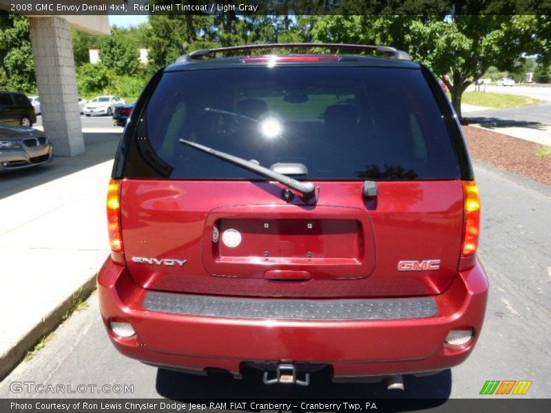 Red Jewel Tintcoat / Light Gray 2008 GMC Envoy Denali 4x4