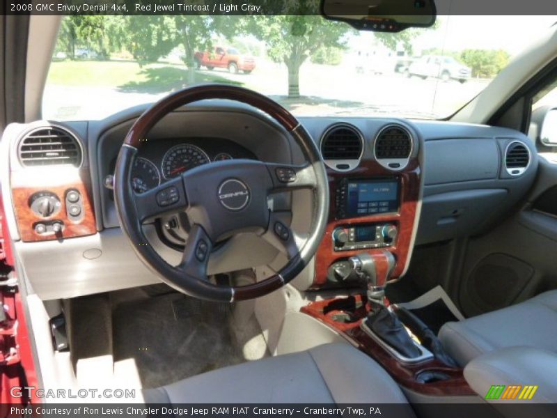 Red Jewel Tintcoat / Light Gray 2008 GMC Envoy Denali 4x4