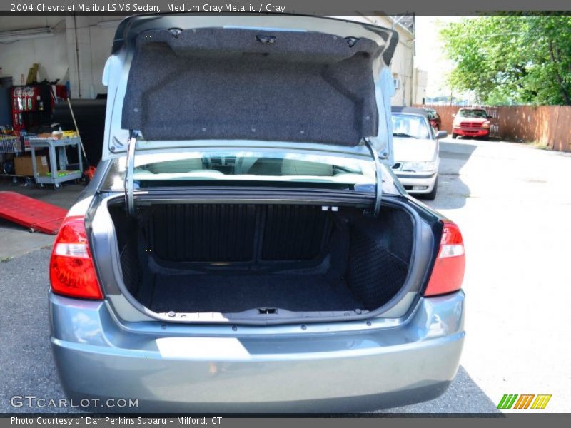 Medium Gray Metallic / Gray 2004 Chevrolet Malibu LS V6 Sedan