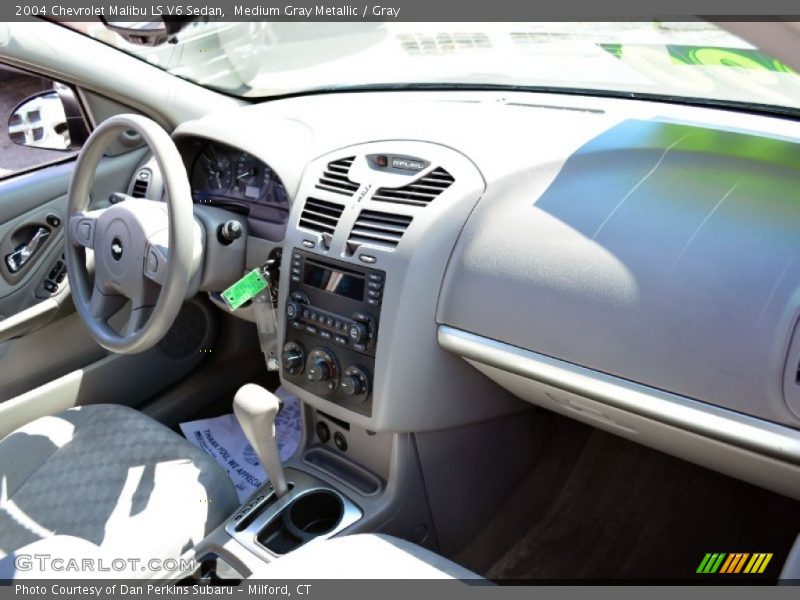 Medium Gray Metallic / Gray 2004 Chevrolet Malibu LS V6 Sedan