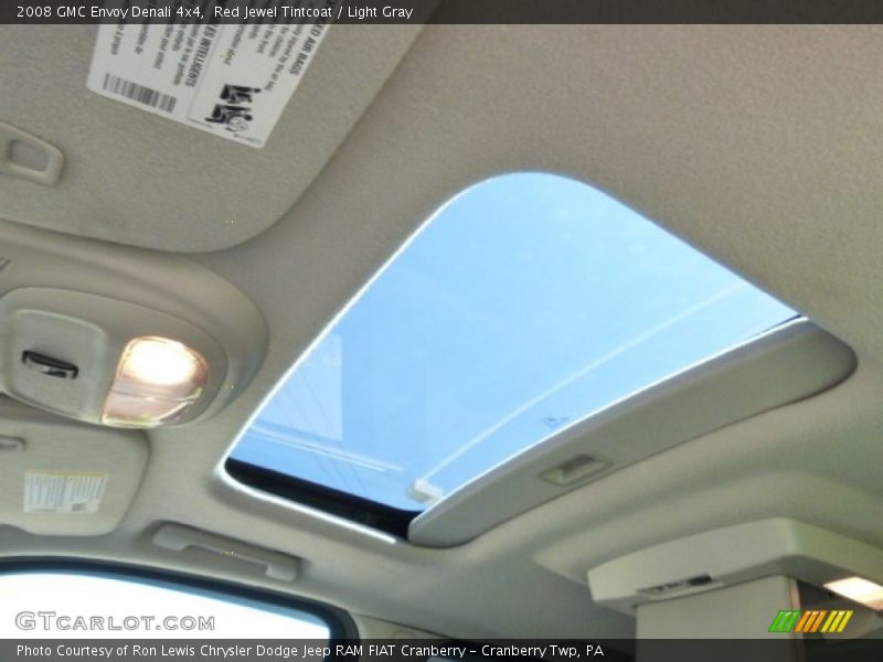 Red Jewel Tintcoat / Light Gray 2008 GMC Envoy Denali 4x4