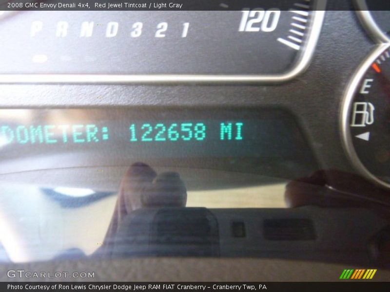 Red Jewel Tintcoat / Light Gray 2008 GMC Envoy Denali 4x4