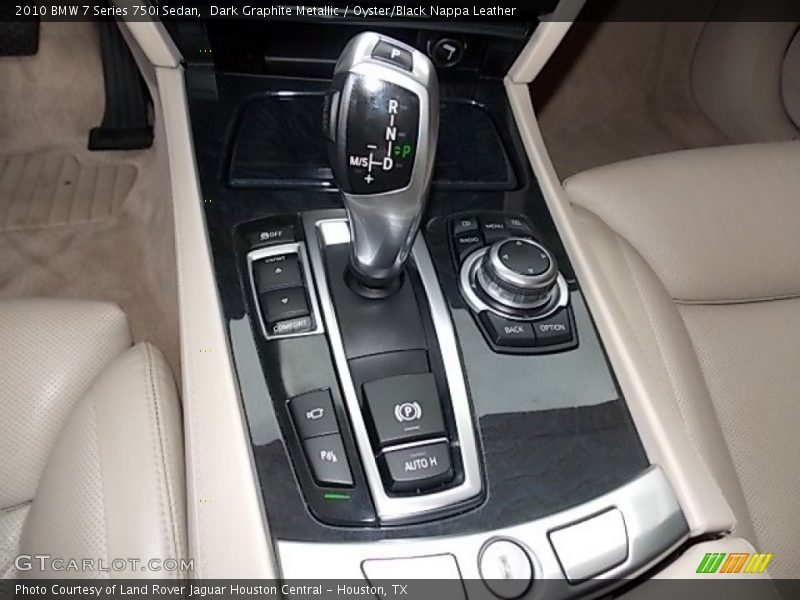 Dark Graphite Metallic / Oyster/Black Nappa Leather 2010 BMW 7 Series 750i Sedan