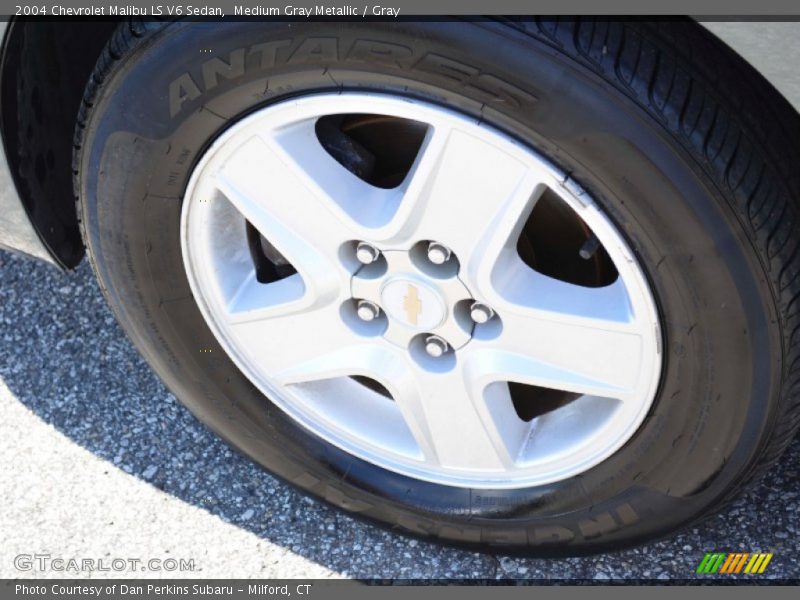 Medium Gray Metallic / Gray 2004 Chevrolet Malibu LS V6 Sedan