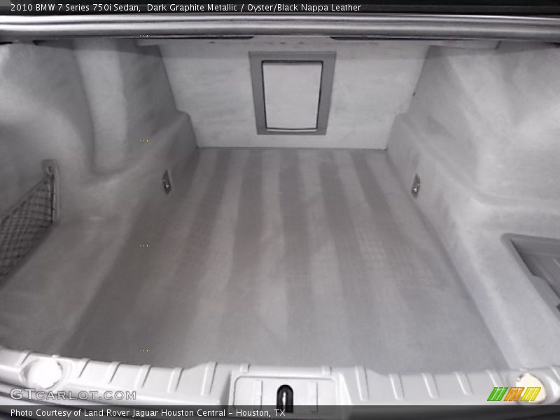 Dark Graphite Metallic / Oyster/Black Nappa Leather 2010 BMW 7 Series 750i Sedan