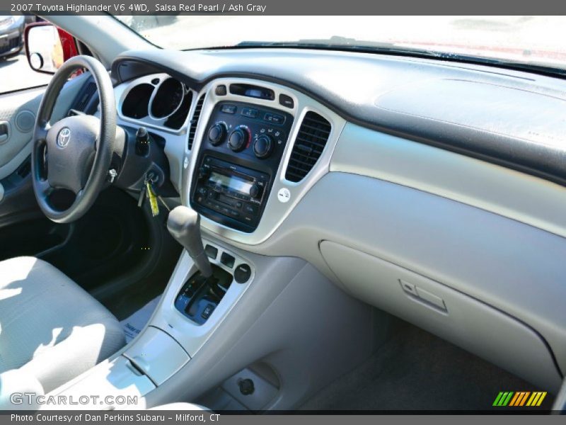 Salsa Red Pearl / Ash Gray 2007 Toyota Highlander V6 4WD