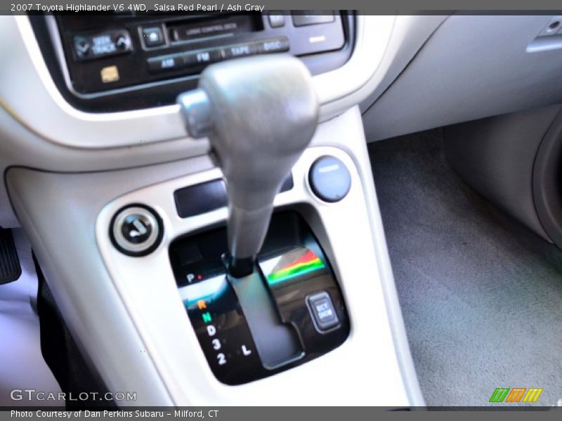 Salsa Red Pearl / Ash Gray 2007 Toyota Highlander V6 4WD