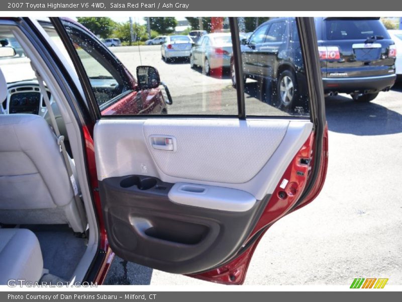 Salsa Red Pearl / Ash Gray 2007 Toyota Highlander V6 4WD