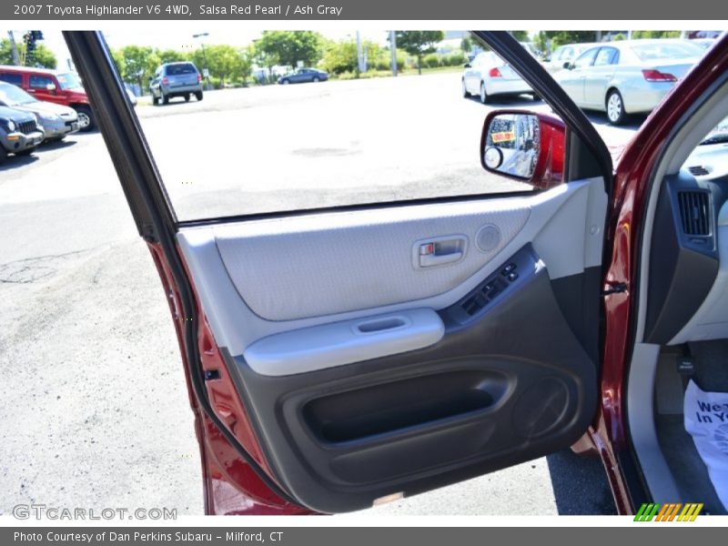Salsa Red Pearl / Ash Gray 2007 Toyota Highlander V6 4WD
