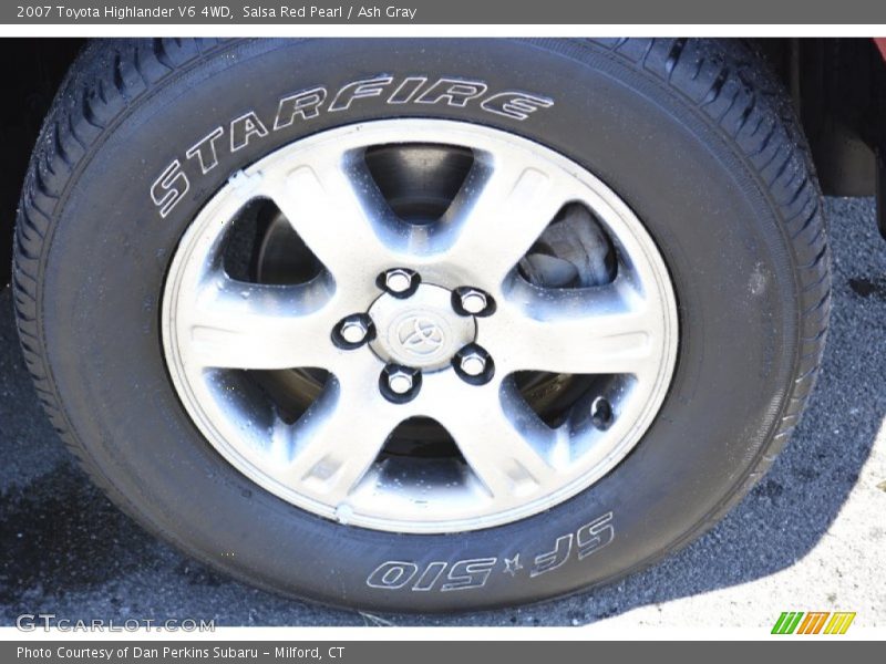 Salsa Red Pearl / Ash Gray 2007 Toyota Highlander V6 4WD