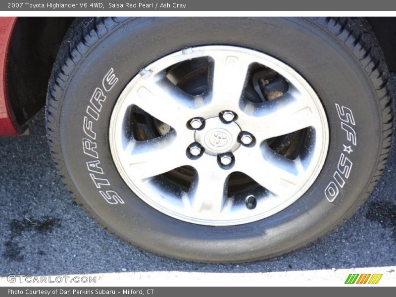 Salsa Red Pearl / Ash Gray 2007 Toyota Highlander V6 4WD