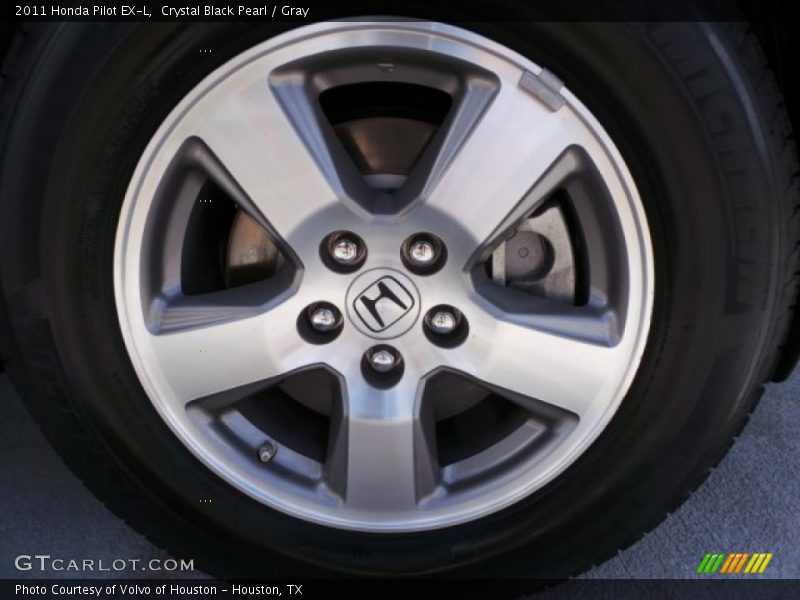 Crystal Black Pearl / Gray 2011 Honda Pilot EX-L