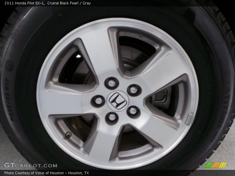 Crystal Black Pearl / Gray 2011 Honda Pilot EX-L