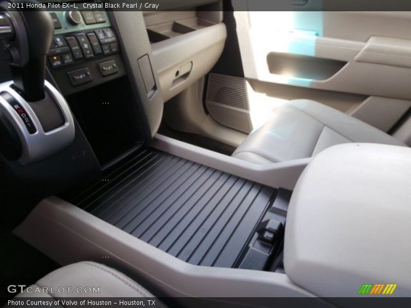 Crystal Black Pearl / Gray 2011 Honda Pilot EX-L