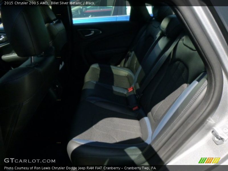 Billet Silver Metallic / Black 2015 Chrysler 200 S AWD