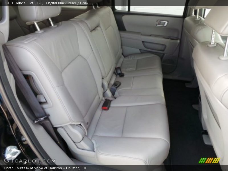Crystal Black Pearl / Gray 2011 Honda Pilot EX-L