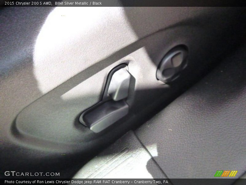 Billet Silver Metallic / Black 2015 Chrysler 200 S AWD