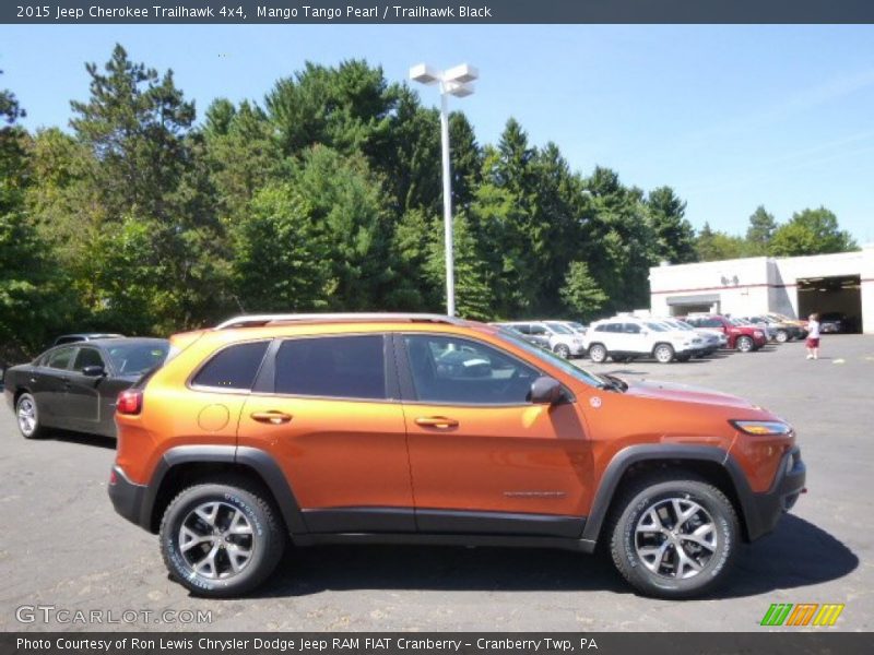  2015 Cherokee Trailhawk 4x4 Mango Tango Pearl