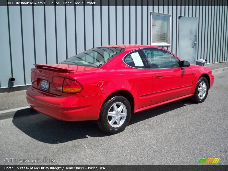 Bright Red / Pewter 2003 Oldsmobile Alero GL Coupe