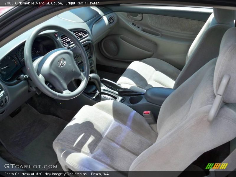 Bright Red / Pewter 2003 Oldsmobile Alero GL Coupe