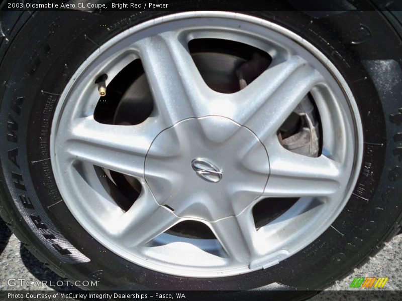 Bright Red / Pewter 2003 Oldsmobile Alero GL Coupe