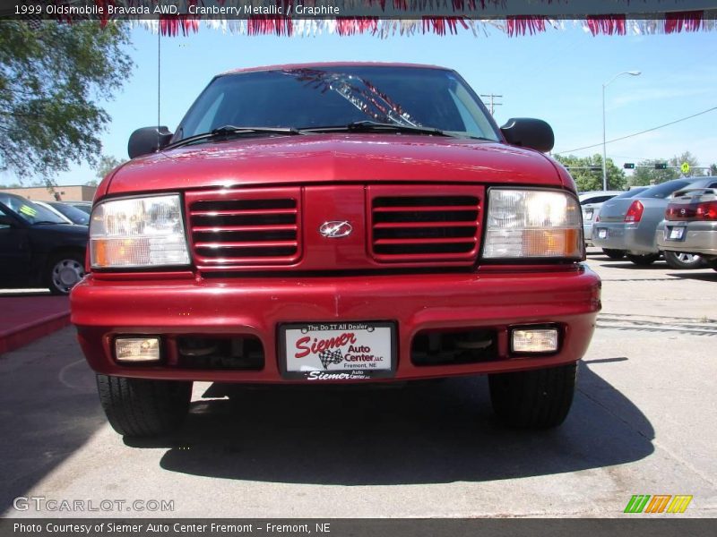Cranberry Metallic / Graphite 1999 Oldsmobile Bravada AWD
