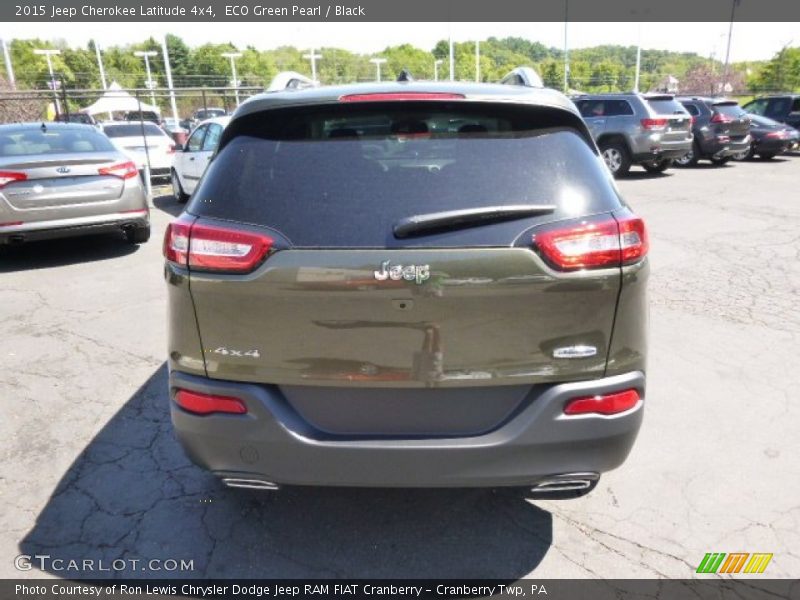 ECO Green Pearl / Black 2015 Jeep Cherokee Latitude 4x4