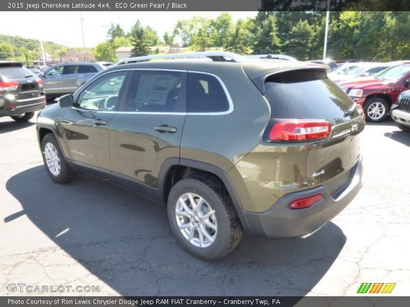 ECO Green Pearl / Black 2015 Jeep Cherokee Latitude 4x4