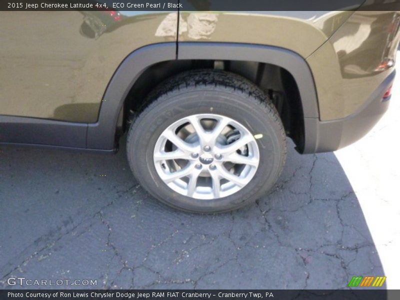 ECO Green Pearl / Black 2015 Jeep Cherokee Latitude 4x4