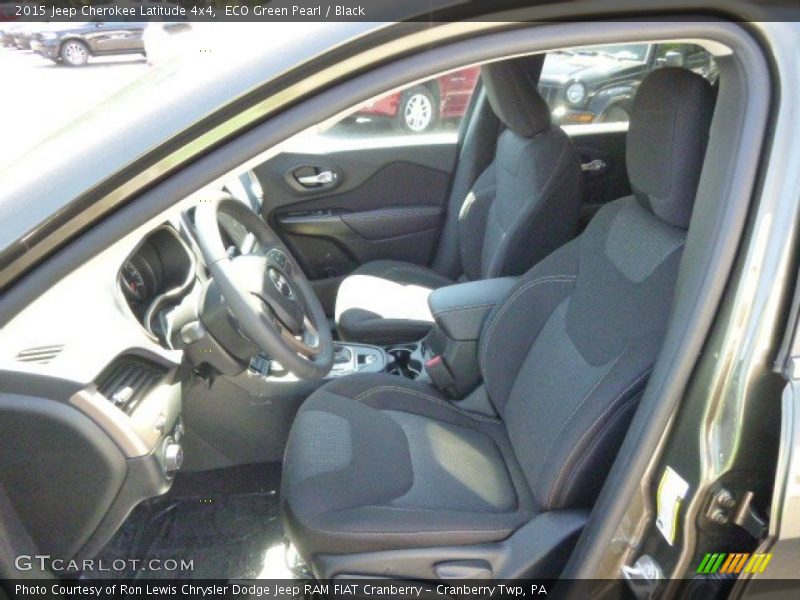 ECO Green Pearl / Black 2015 Jeep Cherokee Latitude 4x4