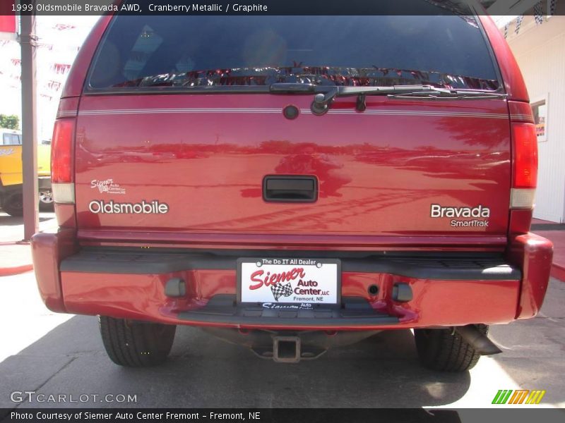 Cranberry Metallic / Graphite 1999 Oldsmobile Bravada AWD