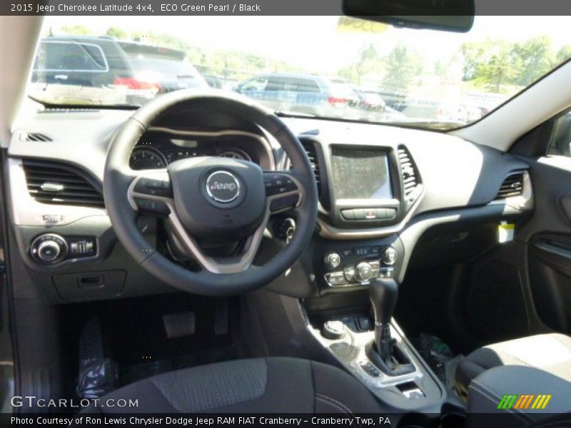 ECO Green Pearl / Black 2015 Jeep Cherokee Latitude 4x4