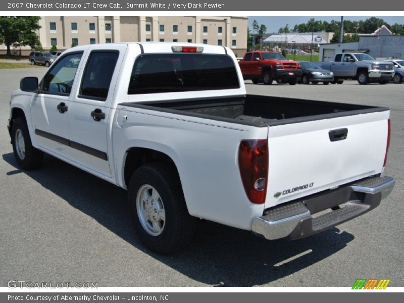 Summit White / Very Dark Pewter 2007 Chevrolet Colorado LT Crew Cab
