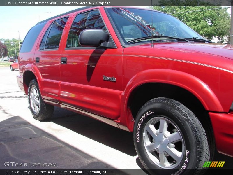 Cranberry Metallic / Graphite 1999 Oldsmobile Bravada AWD