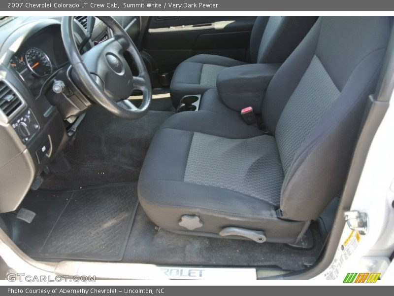 Summit White / Very Dark Pewter 2007 Chevrolet Colorado LT Crew Cab
