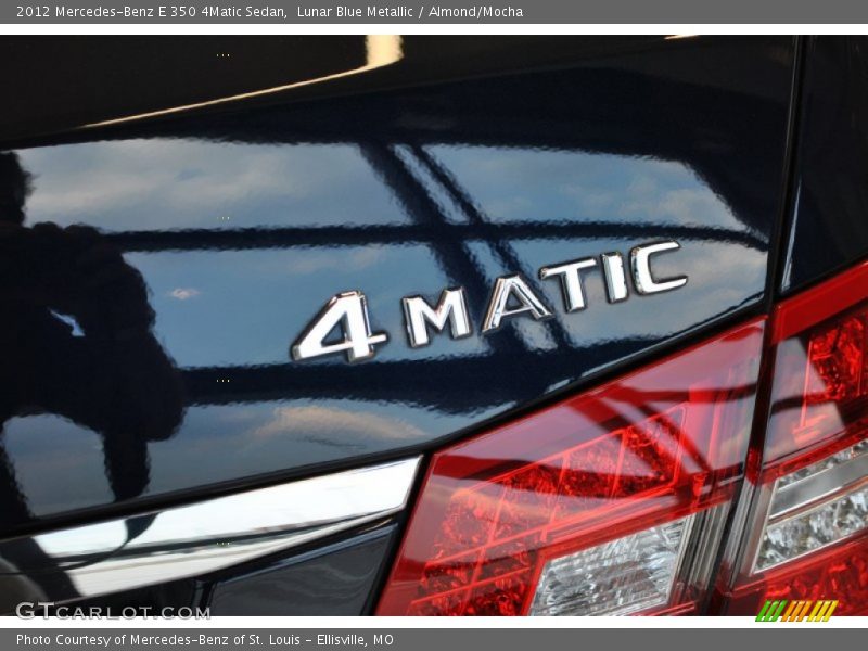 Lunar Blue Metallic / Almond/Mocha 2012 Mercedes-Benz E 350 4Matic Sedan