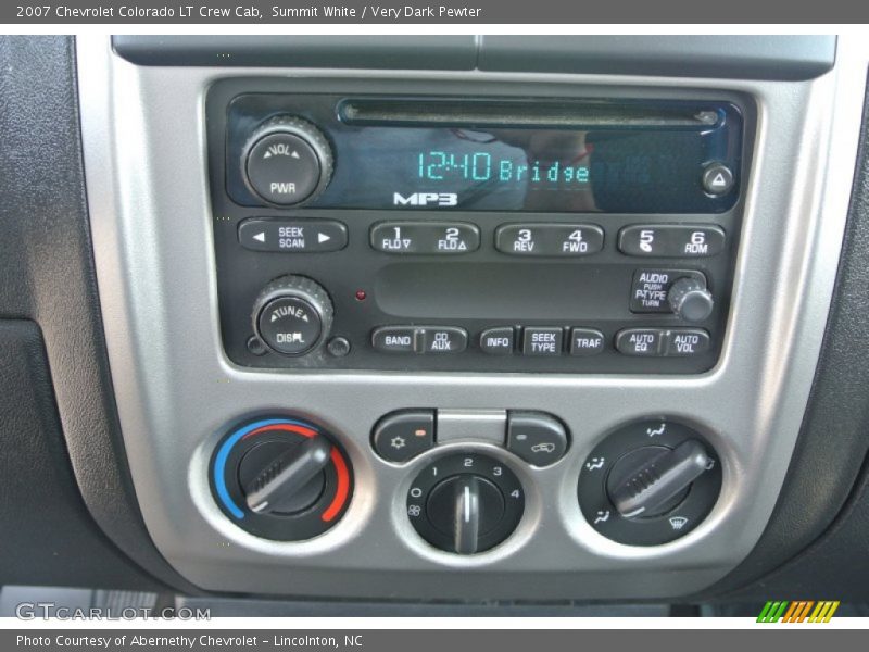 Summit White / Very Dark Pewter 2007 Chevrolet Colorado LT Crew Cab